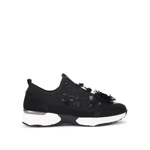 Carvela Suede Fabric Tempo Flower Sneakers