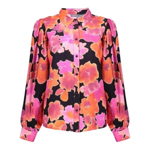 Geisha 53632-20 420 blouse print pink/black