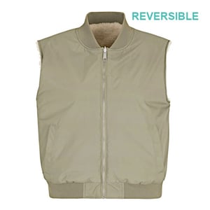 Covered Bodywarmer terry light green
