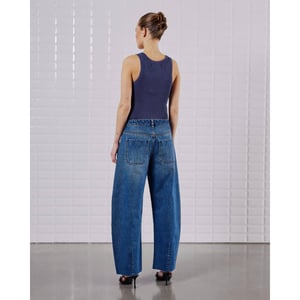 WithBlack Wblpeyton mw barrel leg jeans 00001456