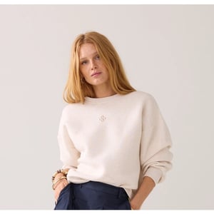 Summum Hamburg-30413 122 sweatshirt soft sweat ivory