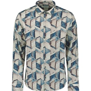 No Excess Shirt stretch allover printed night