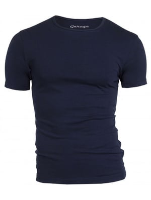 Garage Basis t-shirt ronde hals bodyfit blauw