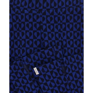 Looxs Revolution Flared broek jaquard blue hearts voor meisjes in de kleur
