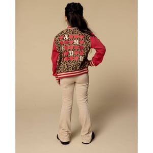 Looxs Revolution Baseball vest leopard voor meisjes in de kleur