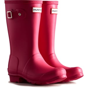 Hunter Junior Originals Laarzen Rubber Kinderen Felroze Wellie Laarzen
