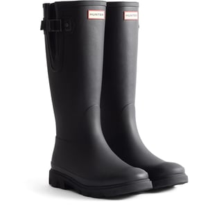 Hunter Downpour Verstelbare Rubberlaarzen voor Mannen - Zwarte Wellingtonboots