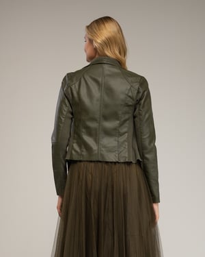 Metalen perfecto-stijl jack