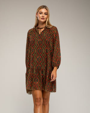 Jurk met geometrische print