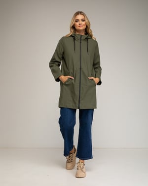 Waterdichte regenjas met capuchon