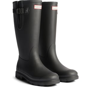 Hunter Field Downpour Verstelbare Sandaal Rubber Mannen Zwarte Wellington Boots