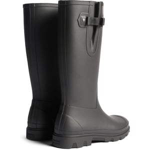 Hunter Field Downpour Verstelbare Sandaal Rubber Mannen Zwarte Wellington Boots