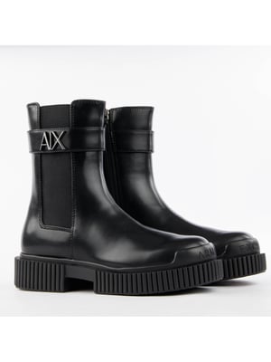 Armani Exchange damsignatur AX ankelstövlar