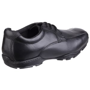 Hush Puppies Vincente Senior Leather Boys's Black Loafers
