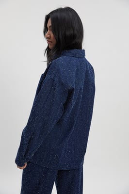 Boucle Denim Shacket