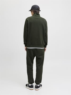 Jack & Jones Mens Sweatshirts 1/4 Zip High Neck Long Sleeve