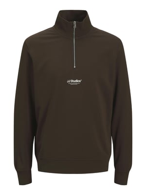 Jack & Jones Mens Sweatshirts 1/4 Zip High Neck Long Sleeve