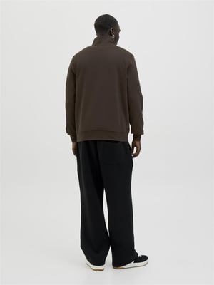 Jack & Jones Mens Sweatshirts 1/4 Zip High Neck Long Sleeve