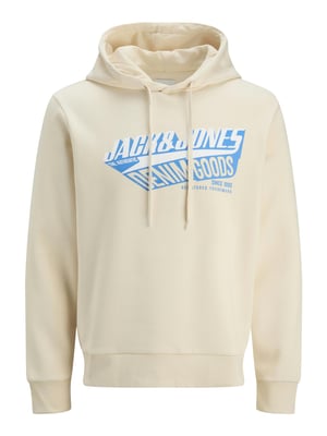 Jack & Jones Mens printed Hoodie Logo Sweatshirt Pullover