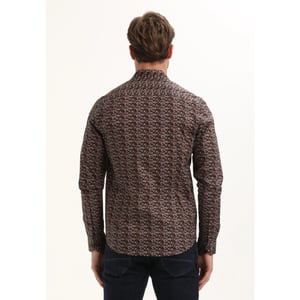 Gabbiano Heren overhemd 335735 5702 oak brown