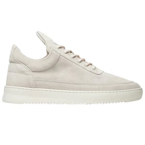 Filling Pieces Low top suede organic off white heren sneaker