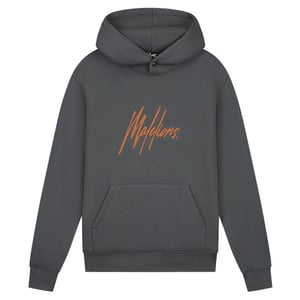 Malelions Striped signature hoodie