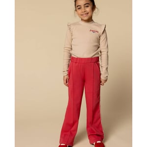 Looxs Revolution Sporty sweat pants bright red voor meisjes in de kleur