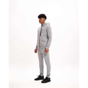 Malelions Sport counter hooded vest grey/green ms1-ss25-19-147