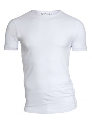 Garage Basis t-shirt ronde hals bodyfit wit