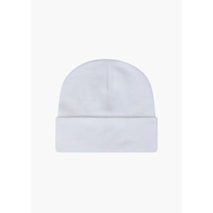 Black Donkey Beanie original i white