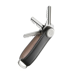 Orbitkey 2.0 leather charcoal grey