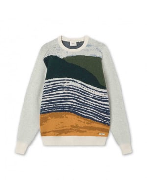 Foret River jacquard wool knit cloud