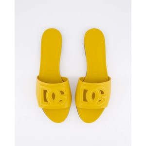 Dolce and Gabbana Dames d&g logo flat slide