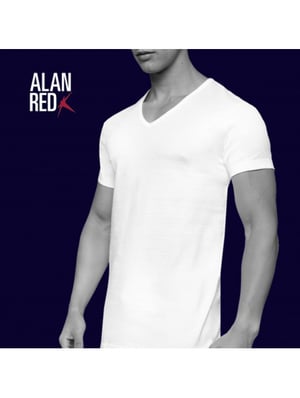 Alan Red T-shirt dean 2-pack 6661.2/01