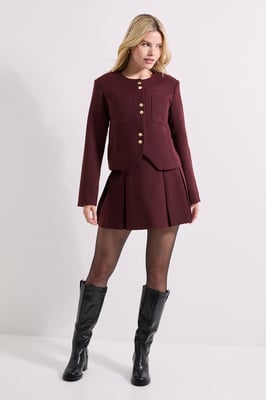Collarless Jacket