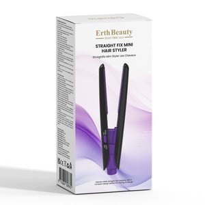 ErthSkin Straight Fix Mini Hair Styler Black