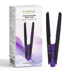 ErthSkin Straight Fix Mini Hair Styler Black