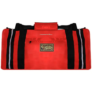 Mitchell & Ness NBA Chicago Bulls Satin Red Duffle Bag