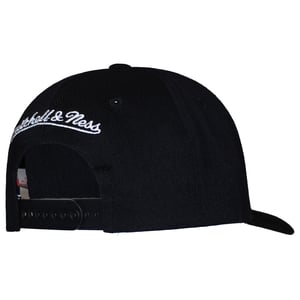 Mitchell & Ness Branded Pinscript Classic Black Cap