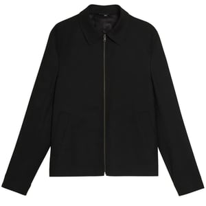 Ted Baker Henry Wool Blend Mens Black Harrington Jacket