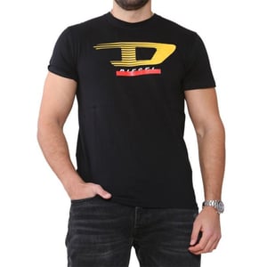 DIESEL T JUST Y4 Mens T Shirt Crew Neck Short Sleeve Casual Cotton Tee