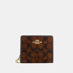 Snap Wallet in Signature Chenille