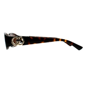Gucci Rectangle Womens Brown Havana Brown GG1661S