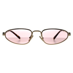 Miu Miu Oval Womens Pale Gold Pink MU52AS