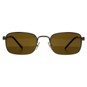 Miu Miu Rectangle Womens Old Gold Dark Brown MU53AS