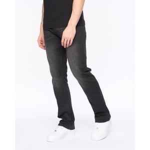 Men's Crosshatch Winsbury Bootcut Jeans in Black
