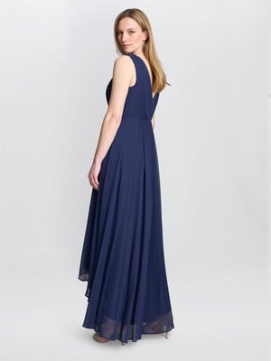 Pandora Wrap Effect Hi-Lo Dress
