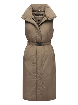 Navahoo Evening Song lang wintervest voor dames - warm en stijlvol
