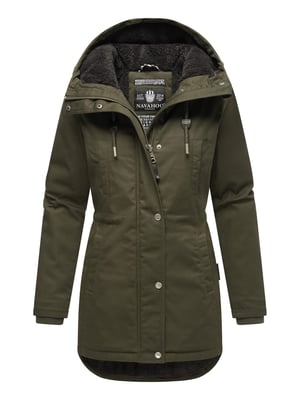 Navahoo Winterfunke dames winterjas met teddyvoering
