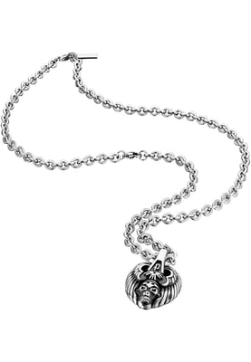 Police 24692PSE-01 Mens Chef Antique Colour Mask Necklace